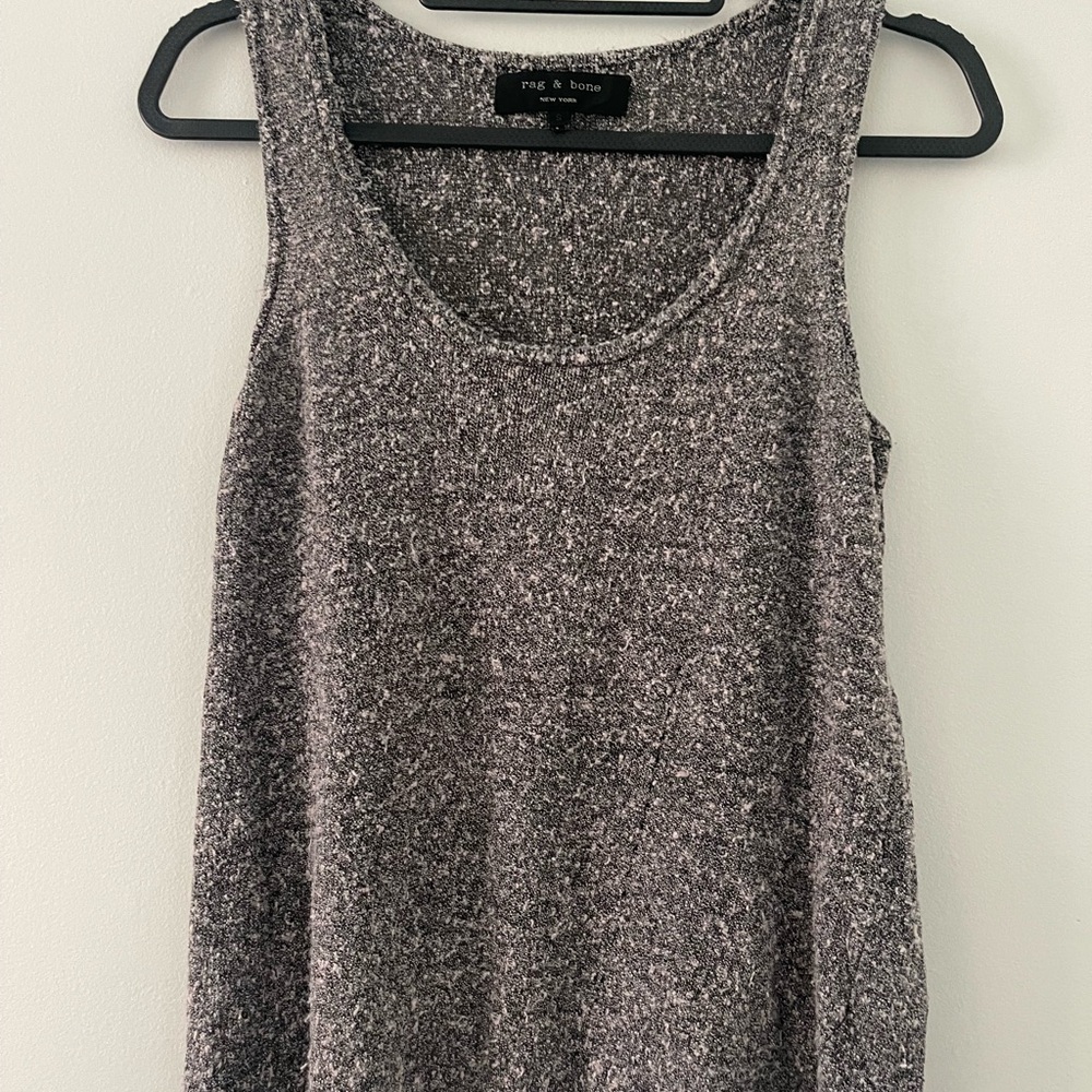 Rag & Bone Gray Sleeveless Tank Top